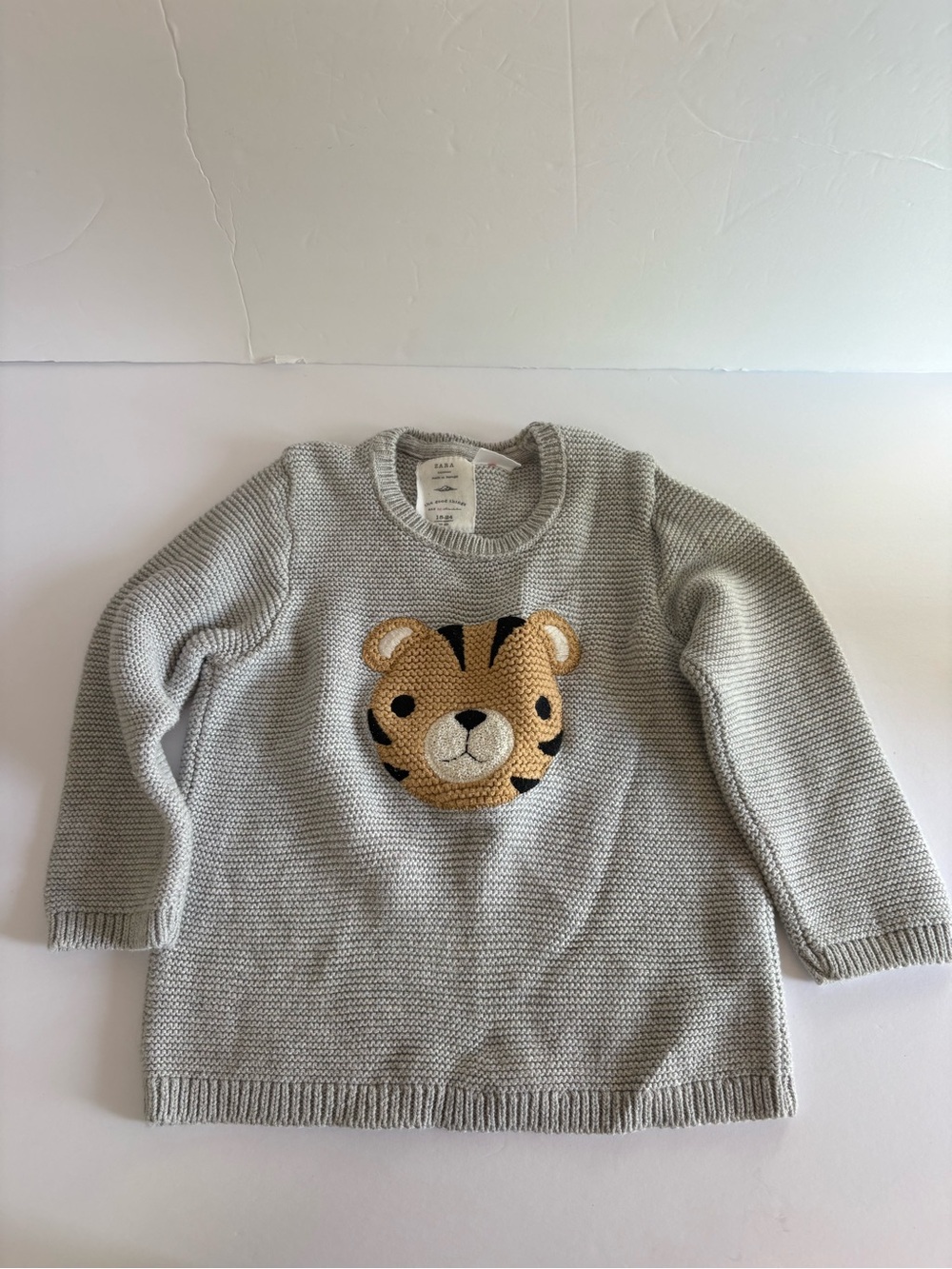 Zara Kids Bear Knit Sweater Size 12-18 Months